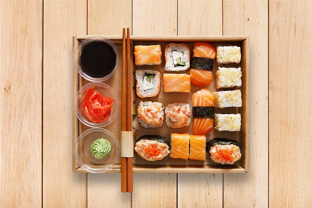 Bild einer Sushi Box
